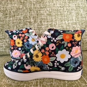 Nearly new Keds x Rifle Paper Co. Platform Mid Vintage Blossom Lace Up sneakers